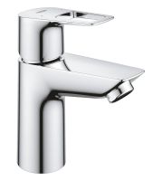 Vorschau: Grohe BauLoop Waschtischarmatur S-Size mit Push-Open Ablaufgarnitur, LowFlow 3,5 l/min, chrom 23879001 