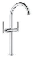 Vorschau: Grohe Atrio 2-Griff-Waschtischarmatur XL-Size mit Push-Open, für Atrio Hebelgriffe mit Rändelstruktur 48646000, 21140000