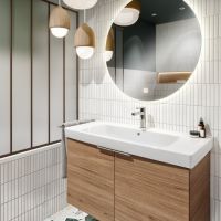 Villeroy&Boch Architectura Waschbecken 100x45cm, weiß 4A87A501 mit Hahnloch mit Überlauf