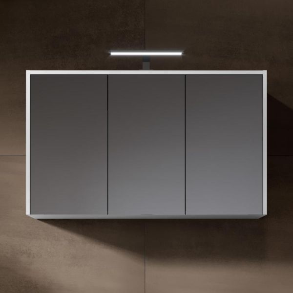 RIHO Porto Square Waschtisch mit Unterschrank 100cm & LED-Spiegelschrank