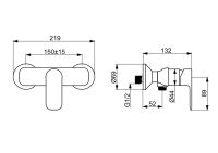 Vorschau: Hansa Hansabasic Einhand-Brausebatterie, chrom