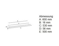 Vorschau: Smedbo Air Handtuchstange/Badetuchhalter, chrom