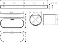 Vorschau: Hansgrohe WallStoris Badezimmerset, weiß matt 27968700