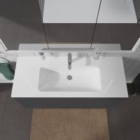 Vorschau: Duravit ME by Starck Waschtisch rechteckig 123x49cm, mit Hahnloch, mit Überlauf, weiß 2336120000