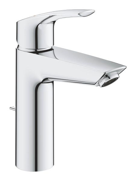 Grohe Eurosmart Einhand-Waschtischbatterie M-Size, mit Ablaufgarnitur, wassersparend, chrom 23322003