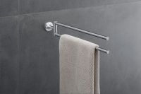 Vorschau: Duravit Starck T Handtuchhalter 2-armig, schwenkbar, 46,5cm chrom 0099411000