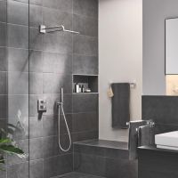 Vorschau: Grohe Grohtherm Cube Duschsystem Unterputz mit Rainshower Mono 310 Cube, chrom 34868000