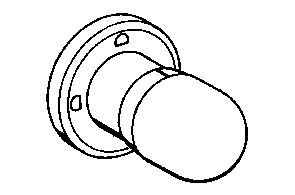 Hansa Fertigmontageset Mehrwegeumstellung, Rosette rund, chrom