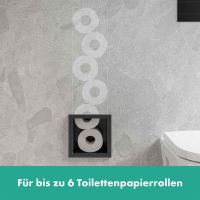 Vorschau: Hansgrohe XtraStoris Original Einbau-Toilettenpapierhalter für 6 Rollen