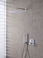 Vorschau: Duravit Kopfbrause eckig 20x20cm, chrom