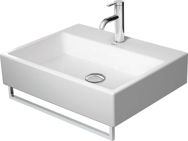 Duravit Vero Air Waschtisch rechteckig 60x47cm, mit 1 Hahnloch, ohne Überlauf, weiß 2350600041