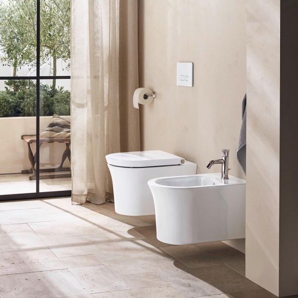 Duravit White Tulip Wand-WC 54x37cm, rund, Rimless®, weiß 2576092000