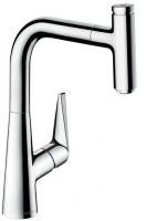 Hansgrohe Talis Select M51 Einhebel-Küchenmischer 220 mit Ausziehauslauf und sBox, chrom