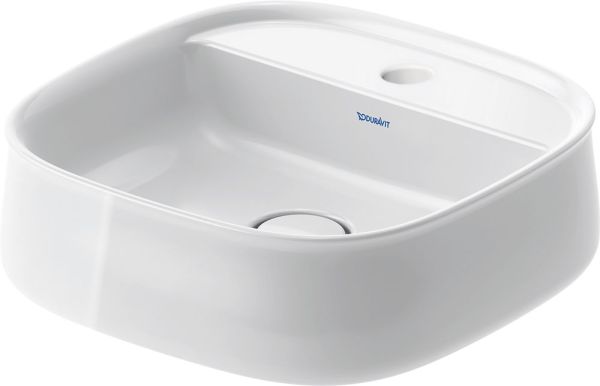 Duravit Zencha Aufsatzbecken 42x42cm WonderGliss weiss 23744200711