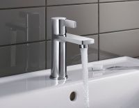 Duravit D-Neo Einhebel-Waschtischmischer M ohne Zugstangen-Ablaufgarnitur, chrom DE1020002010