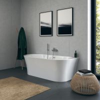 Vorschau: Duravit DuraSenja Vorwand-Badewanne 150x75cm, weiß 700578000000000