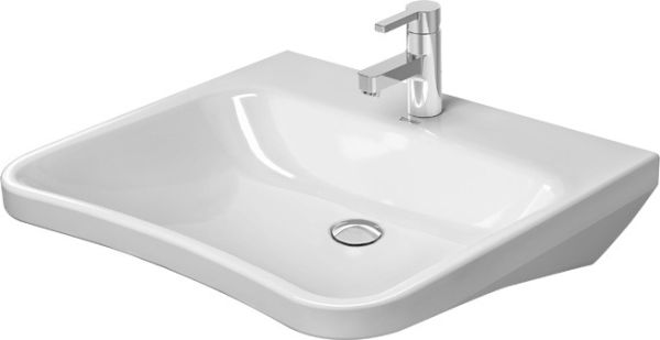 Duravit DuraStyle Waschtisch 65x57cm, mit 1 Hahnloch, ohne Überlauf, weiß 2330650000