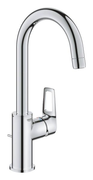 Grohe BauLoop Einhand-Waschtischbatterie L-Size mit Ablaufgarnitur, chrom 23763001