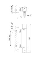 Vorschau: Steinberg Serie 342 Dusch-Thermostat Aufputz