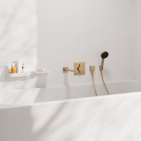 Hansgrohe Tecturis E Wanneneinlauf, brushed bronze