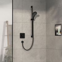 Vorschau: Hansgrohe ShowerSelect Comfort Q Thermostat Unterputz, 1 Verbraucher, schwarz matt