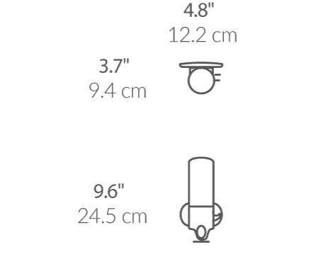 simplehuman Einzelspender 444ml mit Wandhalterung, edelstahl