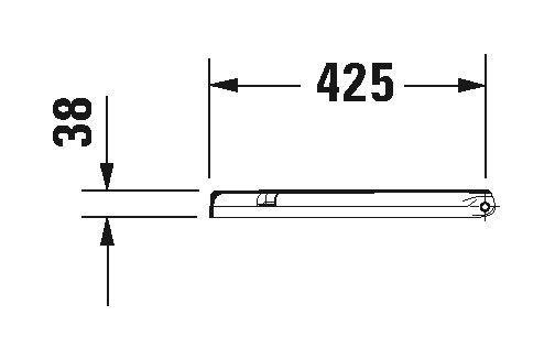 Duravit Starck 3 WC-Sitz ohne Absenkautomatik, weiß