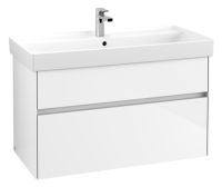 Vorschau: Villeroy&Boch Collaro Waschtischunterschrank mit 2 Auszüge, 95,4cm glossy white C01100DH