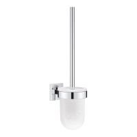 Grohe QuickFix Start Cube Toilettenbürstengarnitur, zum Kleben oder Bohren, chrom 40977000