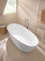 Villeroy&Boch Antao freistehende Badewanne mit SilentFlow, 170x75cm