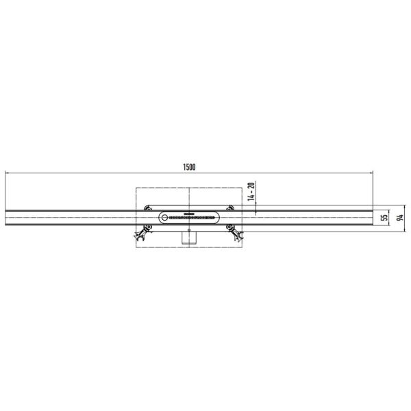 Kaldewei FlowLine Zero Duschrinne 150cm Mod. 2402