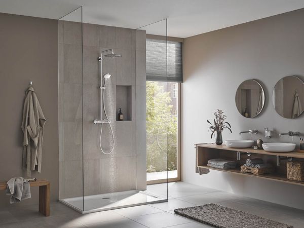 Grohe Euphoria System 260 Duschsystem mit Thermostatbatterie, chrom