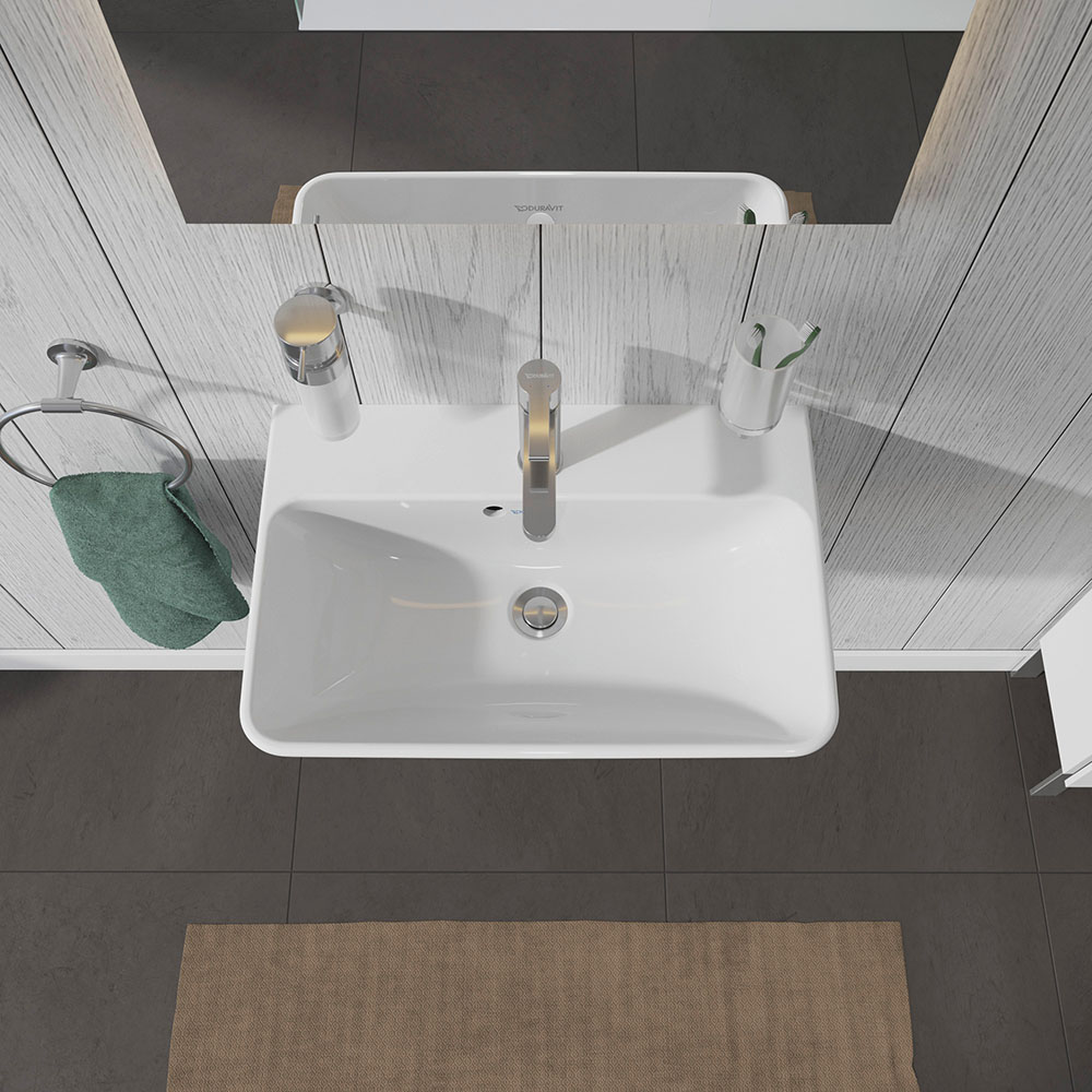 Duravit ME by Starck Waschtisch rechteckig 60x40cm, weiß 2343600000