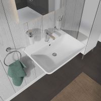 Vorschau: Duravit ME by Starck Waschtisch rechteckig 65x49cm, mit Hahnloch und Überlauf, weiß 2335650000