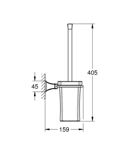 Grohe Grandera Toilettenbürstengarnitur