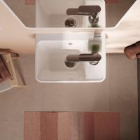 Vorschau: Hansgrohe Xanuia Q Handwaschbecken 360/250 mit Hahnloch und Überlauf 