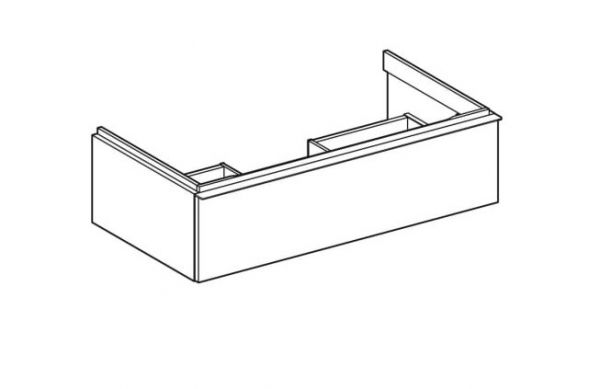 Geberit iCon Unterschrank für Waschtisch mit 1 Schublade, Breite 90cm_1