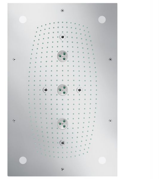 Hansgrohe Raindance Rainmaker 680x460mm Air 3jet Kopfbrause mit Beleuchtung, chrom