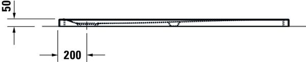 Duravit Tempano Duschwanne rechteckig 80x160cm, Sanitäracryl, weiß