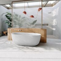 Kaldewei Meisterstück Oyo Duo Badewanne freistehend 163x77cm Mod. 1050-4034, mit Überlauf