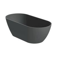 Vorschau: RIHO Solid Surface Bilbao freistehende Badewanne 170cm anthrazit seidenmatt B118001080