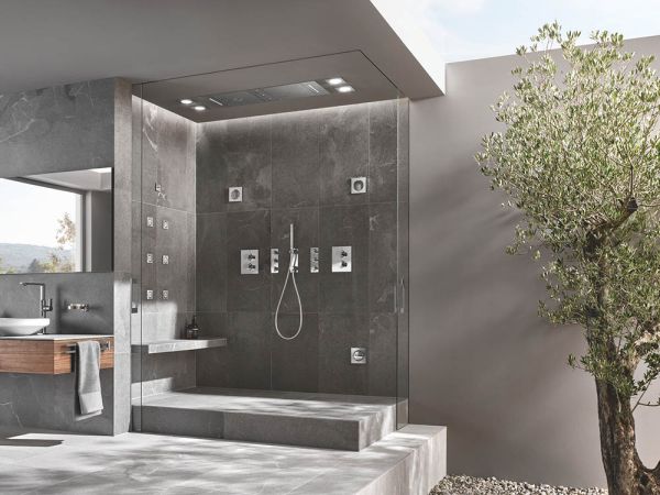 Grohe Rainshower Aqua Cube Seitenbrause mit 2 Strahlarten