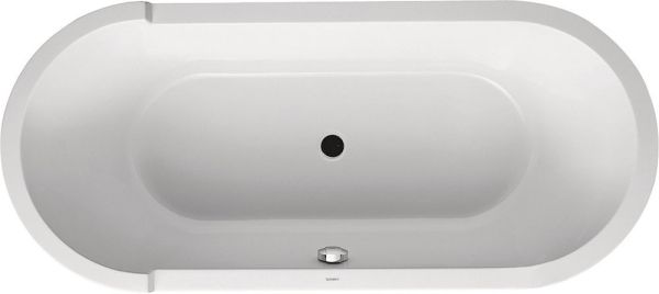 Duravit Starck freistehende Badewanne oval 180x80cm mit Acrylverkleidung, weiß 700010000000000