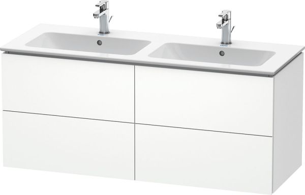 Duravit L-Cube Waschtischunterschrank wandhängend 129x48cm mit 4 Schubladen für ME by Starck 233613