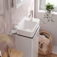 Vorschau: Hansgrohe Xelu Q Handwaschbecken 36x25cm mit Hahnloch ohne Überlauf, SmartClean, weiß 61084450