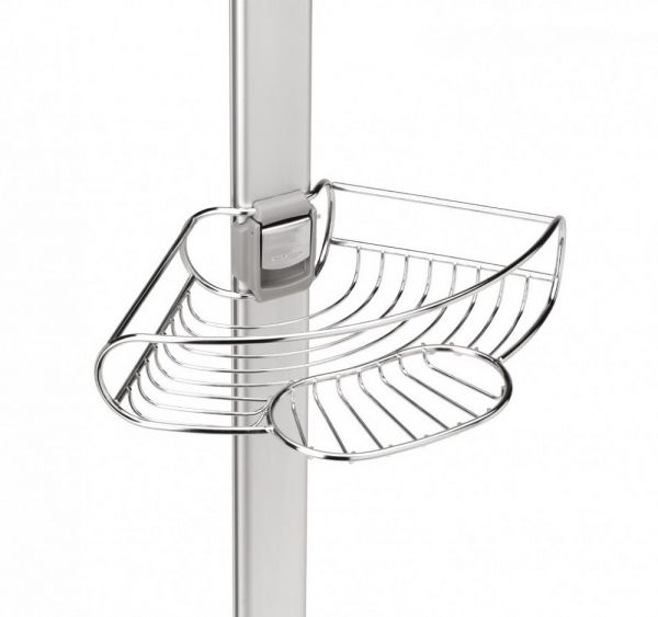 simplehuman Spann-Duschcaddy, edelstahl/ aluminium eloxiert BT1062