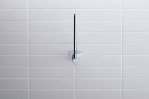 Duravit D-Code Ersatzrollenhalter, wandhängend, chrom