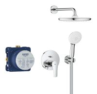 Vorschau: Grohe Eurosmart Duschsystem Unterputz mit Tempesta 250, chrom