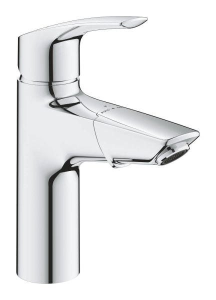 Grohe Eurosmart Waschtischbatterie M-Size mit herausziehbarem Auslauf und Push-Open, chrom 23976003 