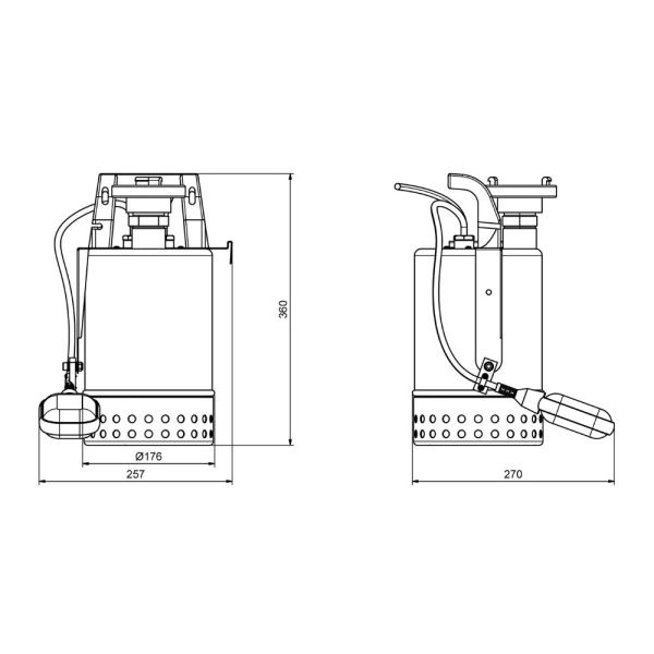 Zehnder Pumpen E-ZW 65 A Flutset INOX Komplettpaket